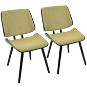 Lombardi Chairs (Set of 2) - LumiSource CH-LMB E+Y2
