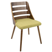 Mid-Century Modern styling Trevi Chair - LumiSource CH-TRV WL+GN