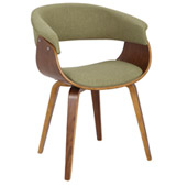Mid-Century Modern styling Vintage Mod Chair - LumiSource CH-VMONL WL+GN
