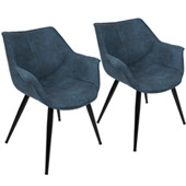 Wrangler Chairs (Set of 2) - LumiSource CH-WRNG BU2