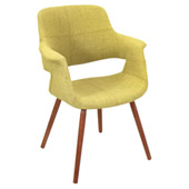 Mid-Century Modern styling Vintage Flair Chair - LumiSource CHR-JY-VFL GN