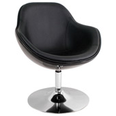 Contemporary Saddlebrook Chair - LumiSource CHR-SDLBRK BK