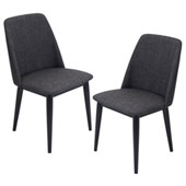 Tintori Dining Chairs (Set of 2) - LumiSource CHR-TNT CHAR+B2