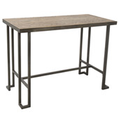 Industrial Roman Counter Height Table - LumiSource CT-RMN AN+BN