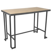 Industrial Roman Counter Height Table - LumiSource CT-RMN GY+NA