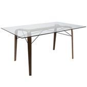 Trilogy Dining Table - LumiSource DT-TRL6235 WLCL