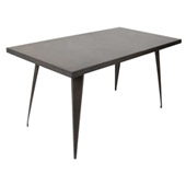 Industrial Austin Metal Dining Table - LumiSource DT-TW-AU6032 AN