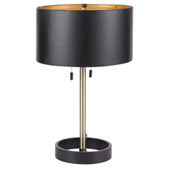 Contemporary Hilton Table Lamp - LumiSource L-HLTNTB AU+BK