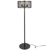 Industrial Indy Mesh Floor Lamp - LumiSource LS-INDYMSH AN