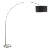Contemporary Salon Arc Floor Lamp - LumiSource LS-L-SALFLR BK