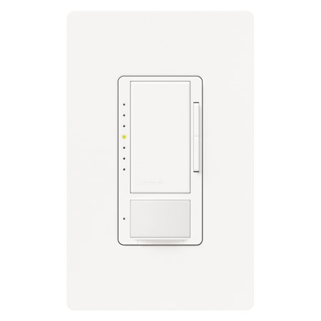 Lutron MS-OP600M-WH Maestro 120V 600W Multi-Location/Single Pole Incandescent Occupancy Sensing Dimmer