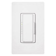 Lutron MAELV-600-WH Maestro 120V 600W Multi-Location/Single-Pole Electronic Low-Voltage Dimmer