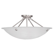 Livex Lighting 4275-91 Home Basics Semi-Flush Ceiling Fixture