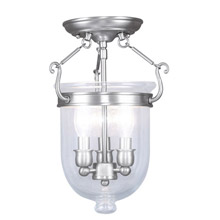 Livex Lighting 5061-91 Jefferson Semi-Flush Ceiling Fixture