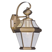 Traditional Georgetown Outdoor Wall Mount Lantern - Livex Lighting 2161-01