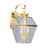 Traditional Westover Outdoor Wall Mount Lantern - Livex Lighting 2281-02