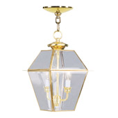 Traditional Westover Outdoor Hanging Lantern - Livex Lighting 2285-02