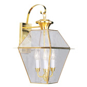 Traditional Westover Outdoor Wall Mount Lantern - Livex Lighting 2381-02