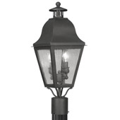 Traditional Amwell Outdoor Post Mount - Livex Lighting 2552-04