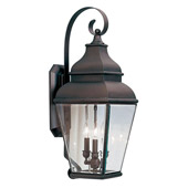 Traditional Exeter Outdoor Wall Mount Lantern - Livex Lighting 2593-07