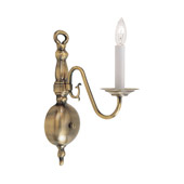 Colonial Williamsburg Wall Sconce - Livex Lighting 5001-01