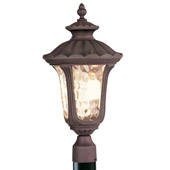 Traditional Oxford Outdoor Post Mount Lantern - Livex Lighting 7659-58