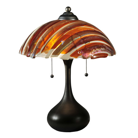 Meyda 110445 Marina Fused Glass Table Lamp
