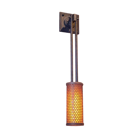Meyda 116485 Perforated Cylinder 9" Wide Wall Sconce