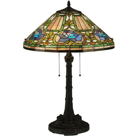 Meyda 124816 Tiffany Floral Table Lamp