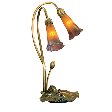 Meyda 13008 Favrile Lily Table Lamp