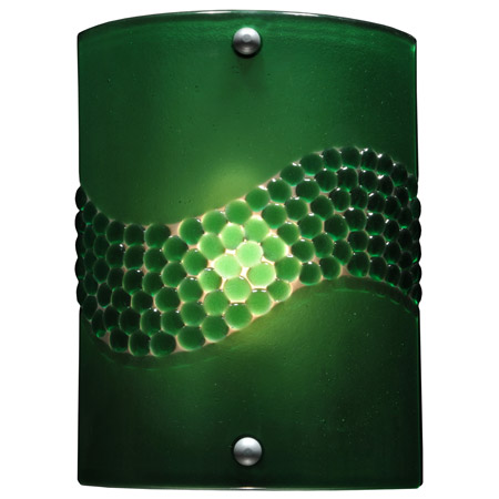 Meyda 133701 Metro Fusion Green Wall Sconce