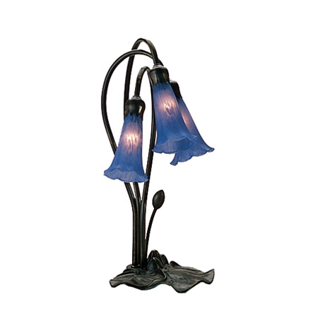Meyda 13746 Favrile Lily Table Lamp
