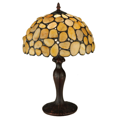 Meyda 138123 Agate Yellow Table Lamp