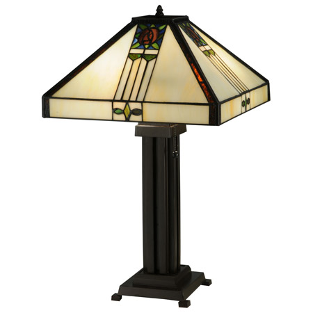 Meyda 139227 Pasadena Rose Table Lamp