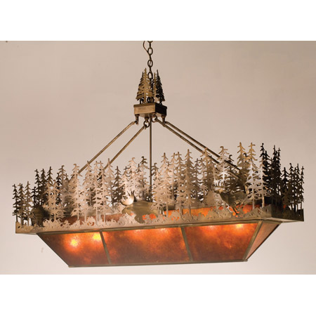 Meyda 14171 Tall Pines Forest Large Inverted Pendant
