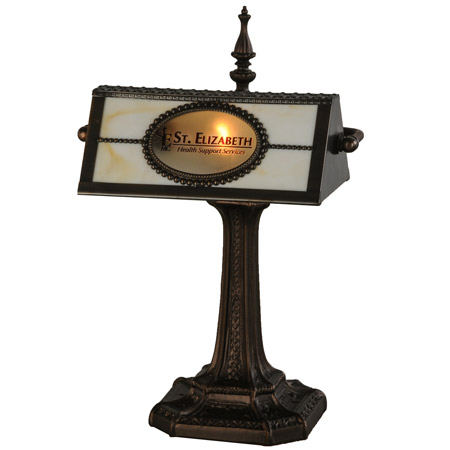 Meyda 145664 Personalized St. Elizabeth's Hospital Banker's Lamp