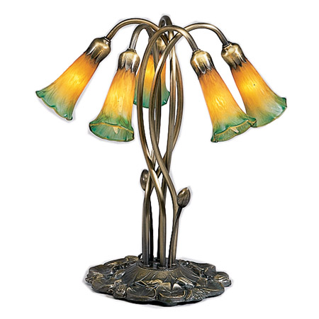 Meyda 14893 Favrile Lily Table Lamp