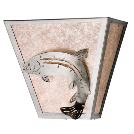 Meyda 15676 Leaping Trout Wall Sconce
