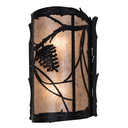 Meyda 172700 Whispering Pines 10"W Wall Sconce