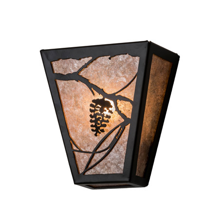 Meyda 179281 Whispering Pines 7" Wide Wall Sconce