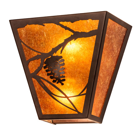 Meyda 181141 Whispering Pines 13" Wide Wall Sconce