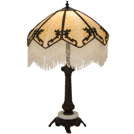 Meyda 182162 Regina 19"W Fringed Table Lamp