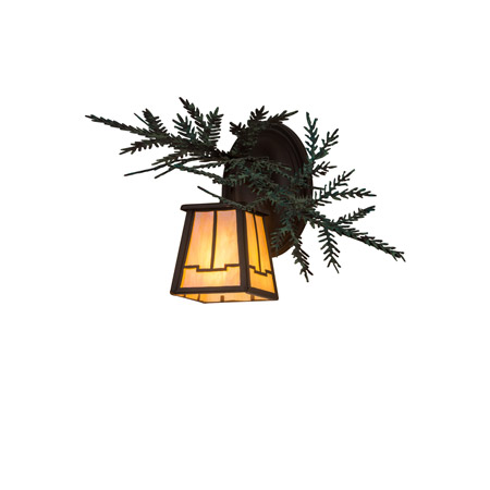 Meyda 182277 Valley View Pine Branch 16"W Left Wall Sconce