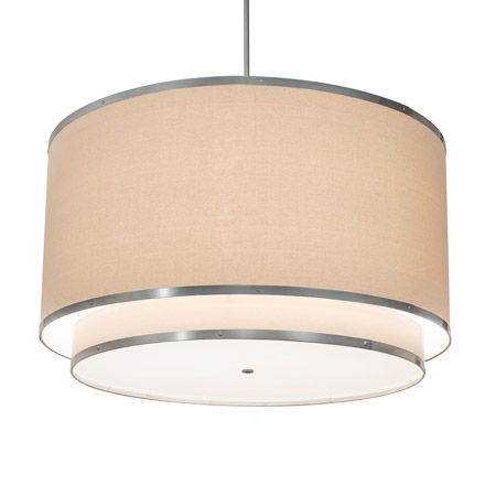 Meyda 202506 Cilindro 48" Wide Natural Textrene Pendant