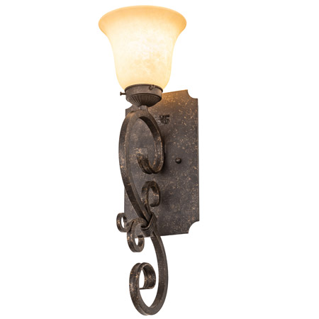 Meyda 204200 Thierry 6" Wide Wall Sconce