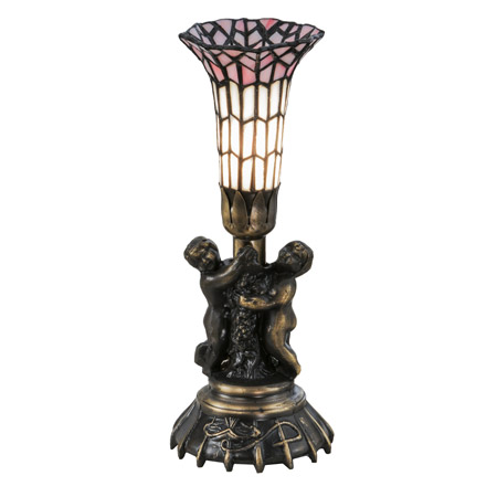 Meyda 20433 Cherub Tiffany Mini Lamp