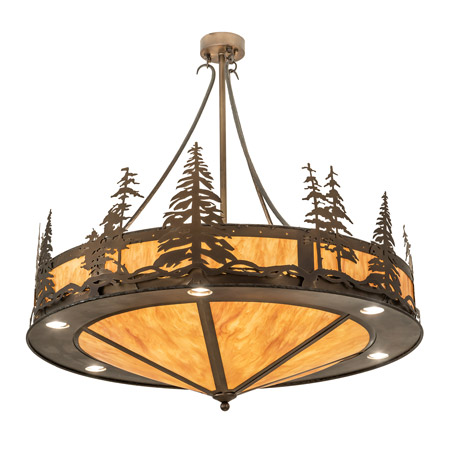 Meyda 204728 Tall Pines 40" Wide Inverted Pendant