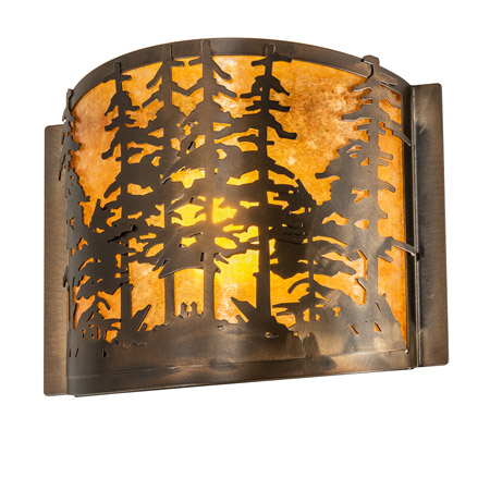Meyda 214575 Tall Pines 12" Wide Wall Sconce