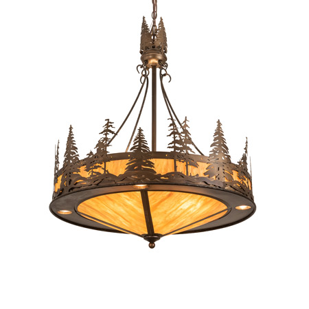 Meyda 215159 Tall Pines 30" Wide Inverted Pendant
