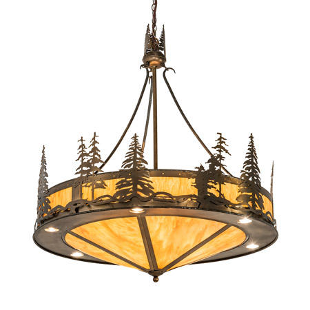 Meyda 215185 Tall Pines 40" Wide Inverted Pendant